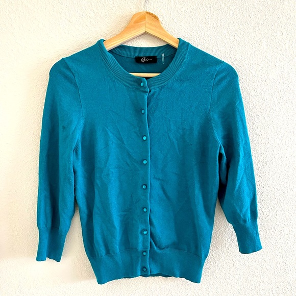 Turquoise Cardigan - Picture 2 of 8